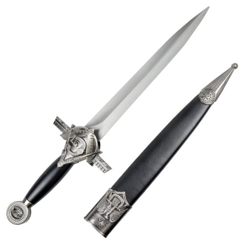 Masonic Dagger (ZS214-1), Timeless Symbolism Meets Classic Decorative Craftsmanship